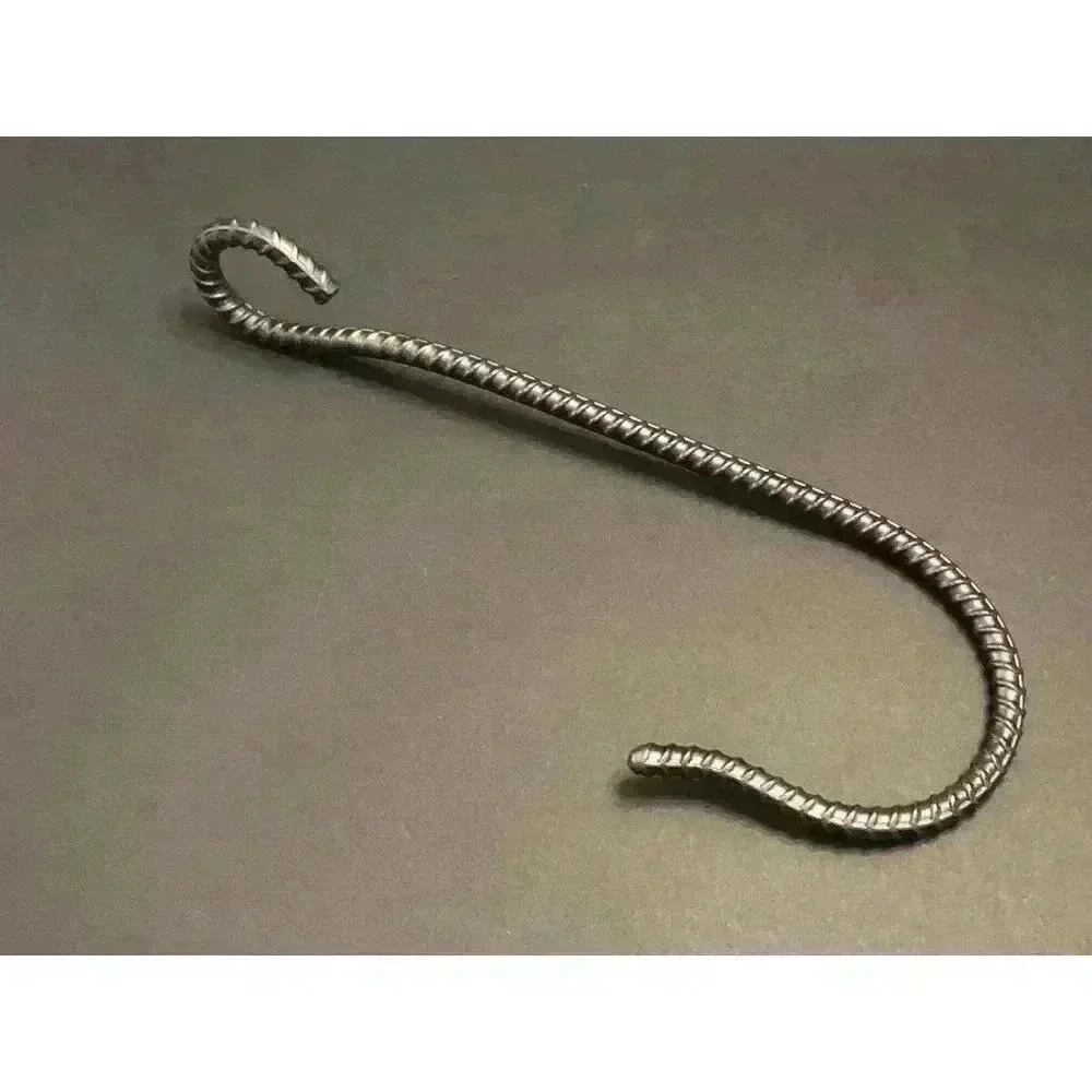 Scandanavian Style Barn Hook Tool Rustic Cabin Decor Man Cave Rebar READ